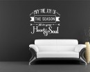 May the Joy Quotes Wall Decal Motivational Vinyl Art Stickers